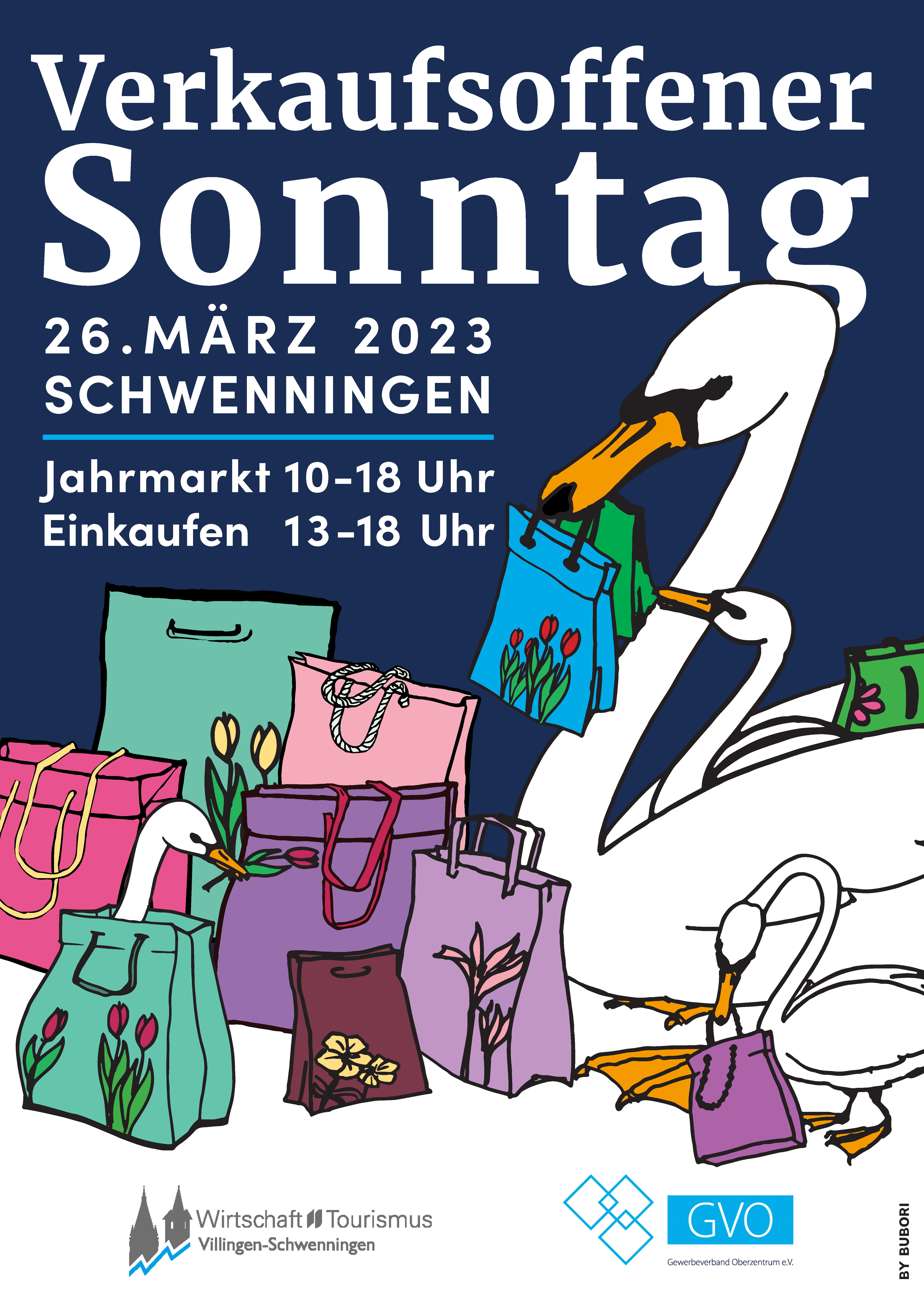 Verkaufsoffene Sonntage 26.03.2023 in Schwenningen // 23.04.2023 in